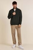 Cotton Twill Pintuck Pull-On Pant Regular